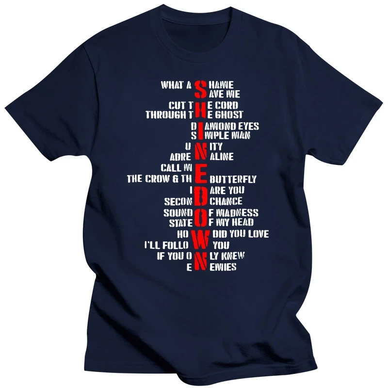 2020 модная мужская футболка Shinedown с надписью Save Me