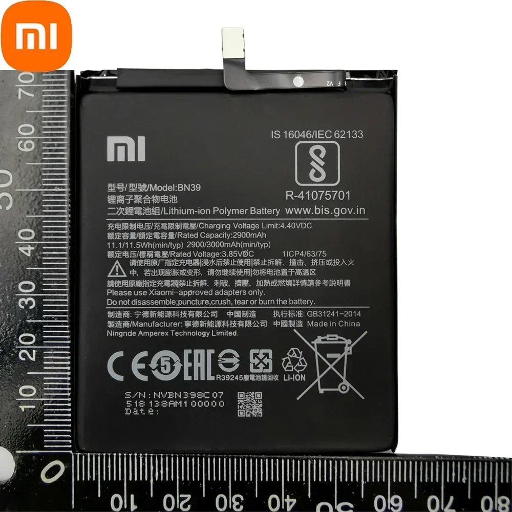Оригинальный аккумулятор BN39 Xiao Mi мобильный телефон для Xiaomi Play MiPlay сменные