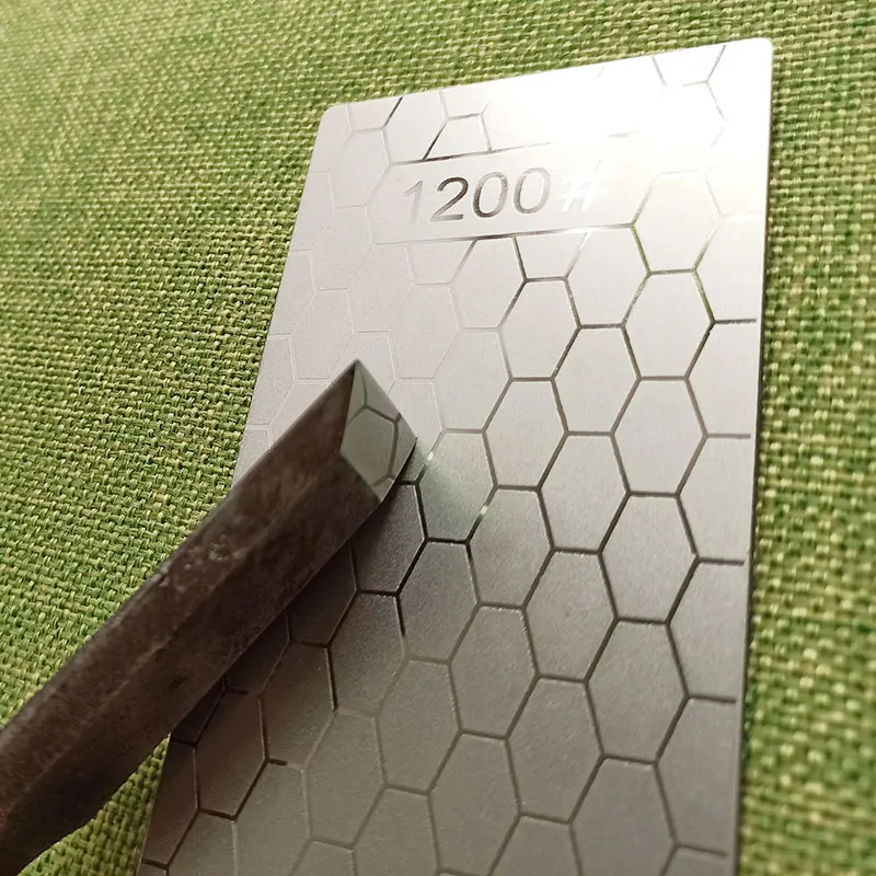 Diamond Sharpening Stone Knife sharpener 150*65*2.5mm Ultra-thin Honeycomb Surface Kitchen Grinding Tool Whetstone | Дом и сад