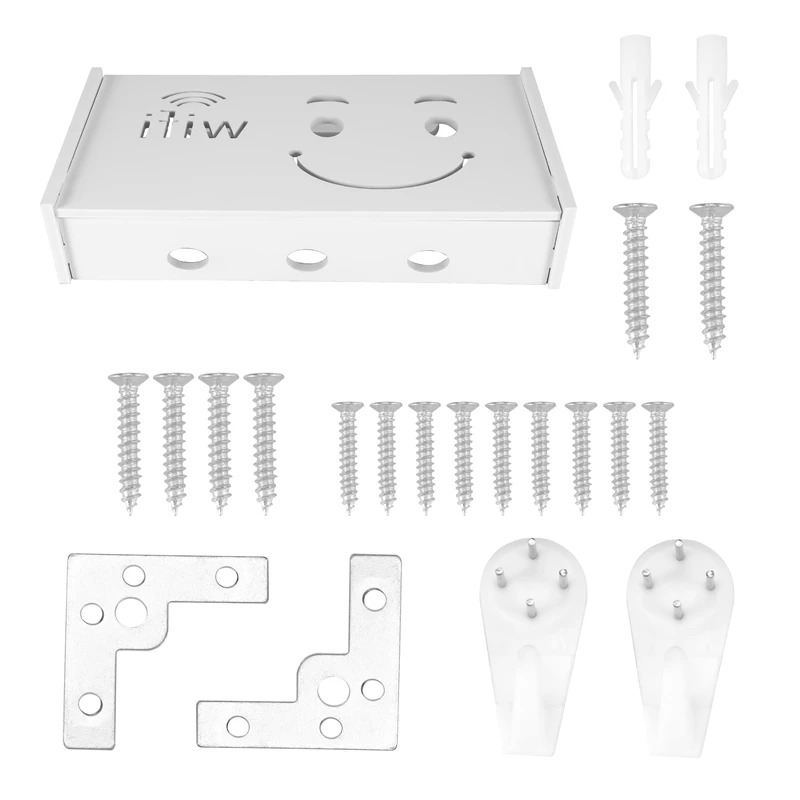 

Беспроводной Wi-Fi роутер, коробка для хранения, деревянная Пластиковая полка, настенный кронштейн для подвешивания кабеля, Декор для дома