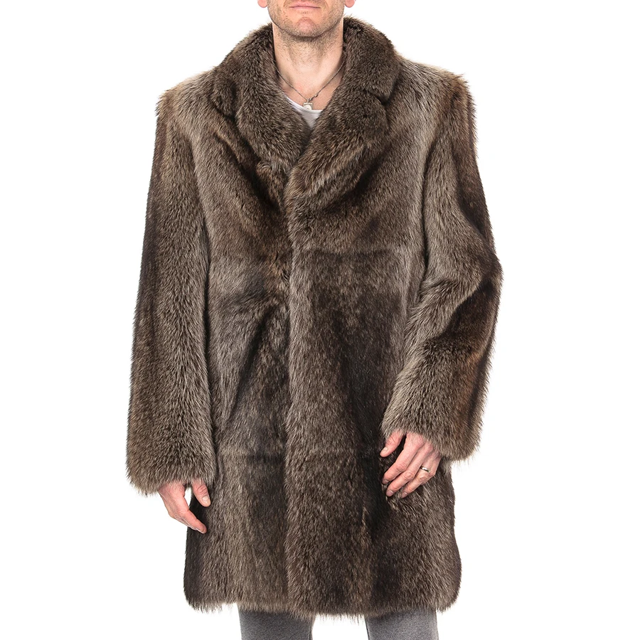 

Best Selling Fur Coat Men Natural Fur Jacket