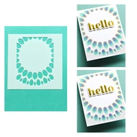 oval 2022 new arrival stencil scrapbook diary decoration embossing template diy greeting card handmade