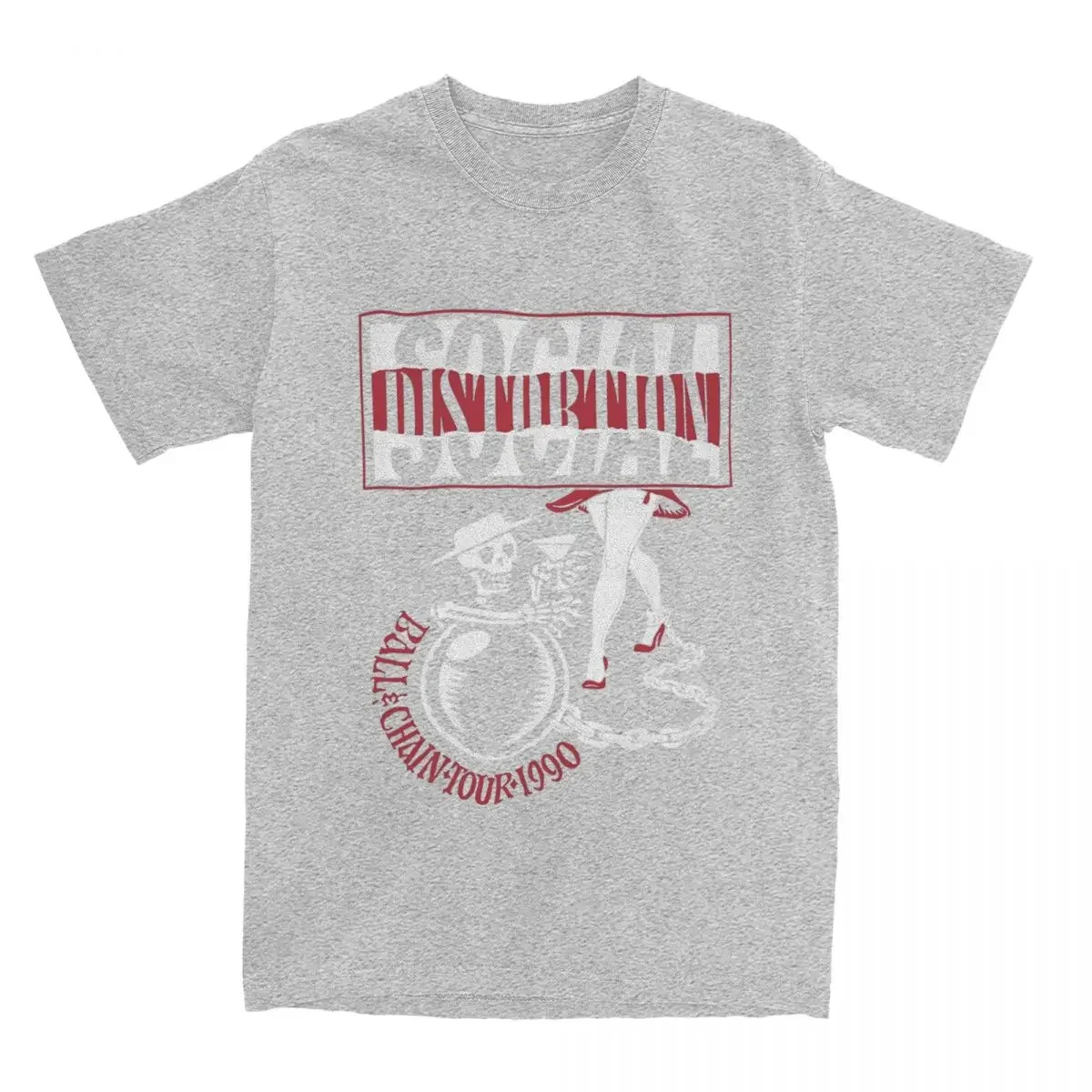 Мужская и женская футболка с коротким рукавом круглым вырезом