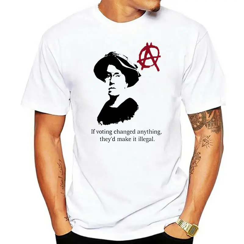 

Футболка на заказ с Эммой Голдман, анархист, Анархизм, панк, размер S - Xxxl