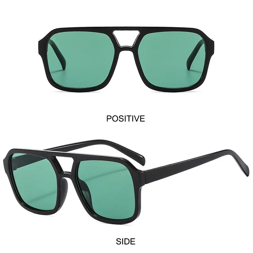 Модные квадратные солнцезащитные очки-авиаторы в стиле Ins с защитой UV400 очки