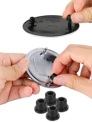 Для BMW 3 5 7 серии E32 E34 E36 E38 E39 E46 E53 E60 E65 E66 E90 M3 M5 4 шт. Капот Логотип багажника Эмблема Крепеж Втулки Аксессуары