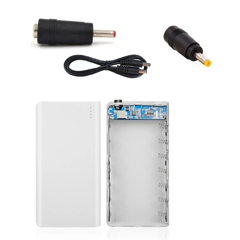 DIY 7x18650 Внешний 5 в коробка для хранения с двумя USB-портами