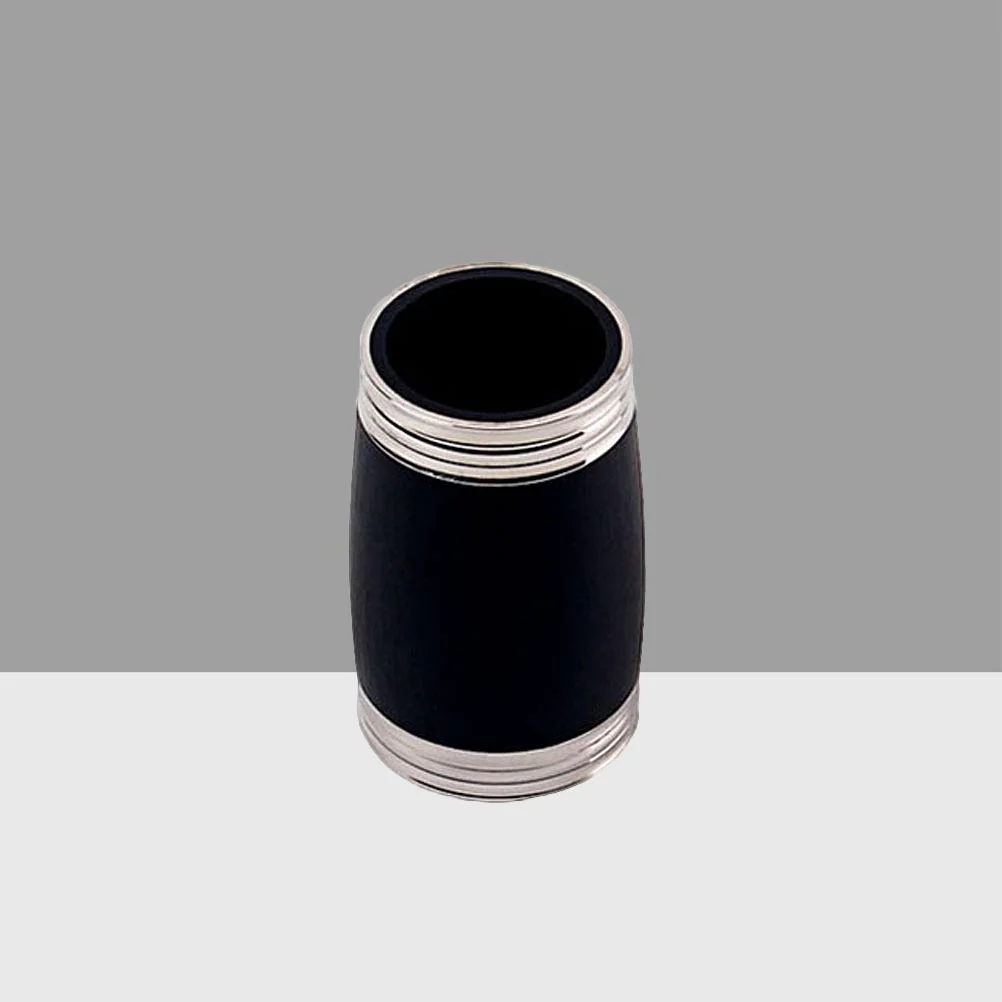 

50mm Metal Clarinet Two Section Tube Tuning Tube Adjustable E Flat Clarinet Treble Pitch Pipe CC02 (Black)