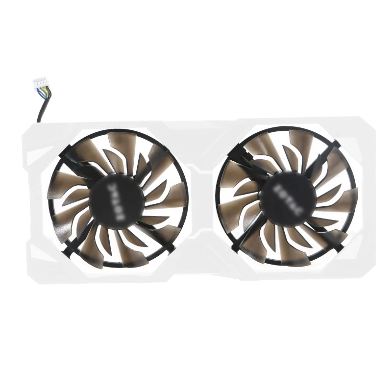 Новинка 2022 1 пара охлаждающих вентиляторов охлаждение видеокарты для Zotac P106-100 6 ГБ