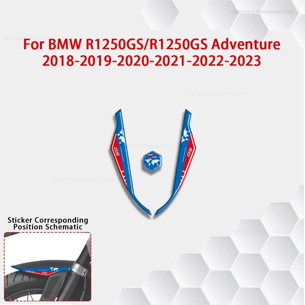 

Мотоциклетная 3D гелевая защитная наклейка на крыло для BMW R1250GS/R 1250 GS Adventure Trophy 2018 2019 2020 2021 2022 2023 GS наклейка