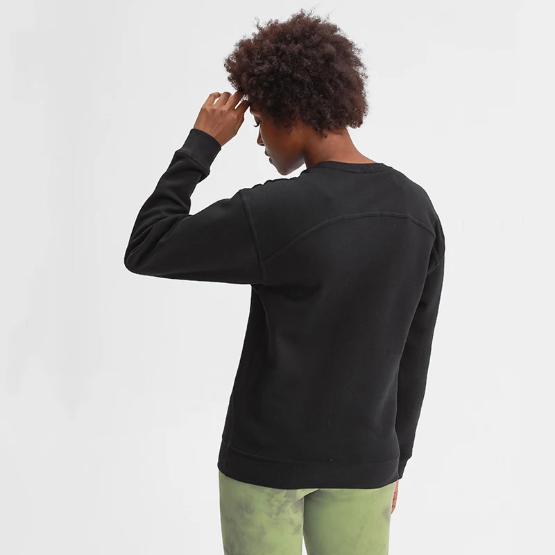 Lulu Women's Oversize Sportswear Sports and Leisure Sweatshirt Hoodies Sweater Outerwear Women's Hoodie Golf Wear Women Jumper