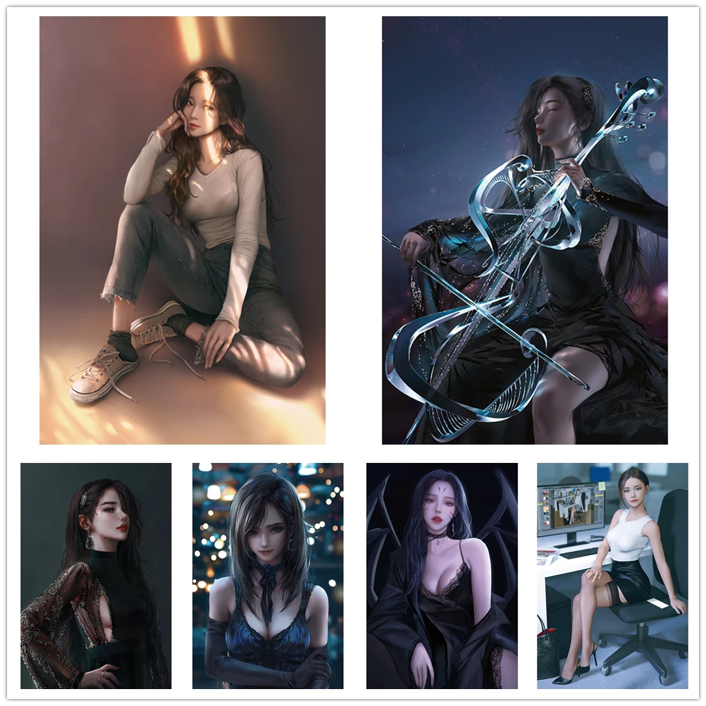 

Модные аниме наклейки на стену для девушек, домашний декор, Hd картина, постер, наклейка, Настенная картина, Постер, прямая Наклейка на стену