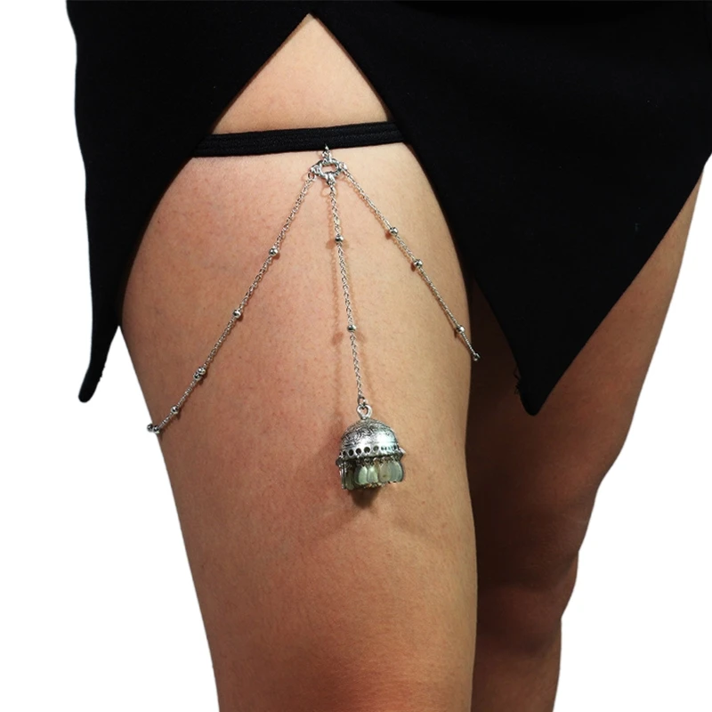 

Фонарь, подвеска, кольцо на бедро, цепочка для тела, украшения для темативечерние