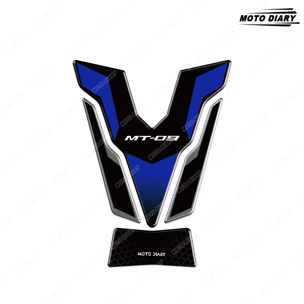 

3D наклейки на бак, защитные наклейки на топливный бак мотоцикла, водонепроницаемые для Mt09 MT-09 MT 09 2024