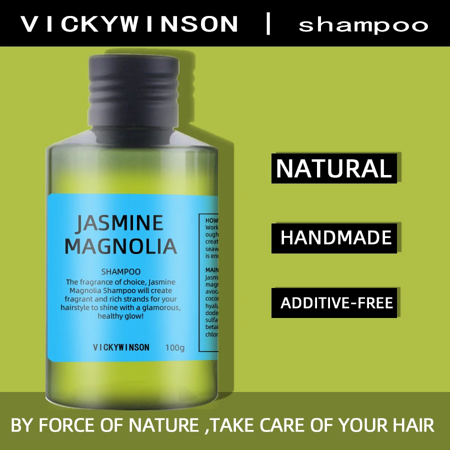 VICKYWINSON Jasmine Magnolia Shampoo 100ml Floral care, fragrance of hair enjoyment, glow charming charm