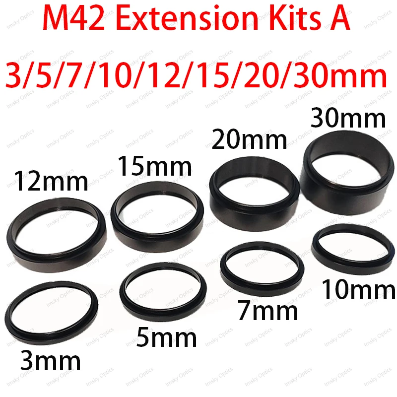 

Удлинительные трубки Imsky M42/M48/M54 3/5/7/10/12/15/20/30/40/50 мм
