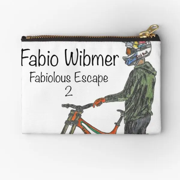 

Fabio Wibmer Fabiolous Escape 2 Zipper Pouches Coin Women Bag Pure Cosmetic Pocket Packaging Small Money Wallet Key Underwear