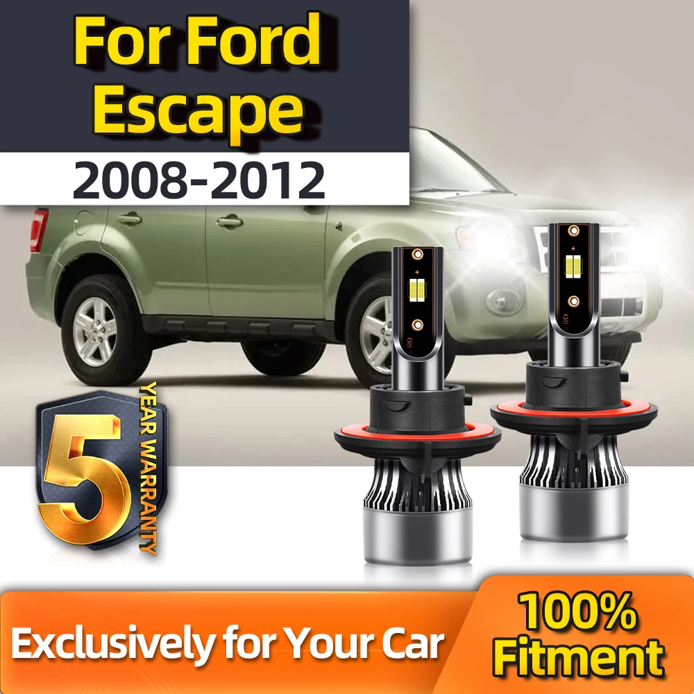 

LED Headlight High Low All-in-one H13 Plug-N-Play Bulbs 20000LM Auto Lamps 12V 24V For Ford Escape 2008 2009 2010 2011 2012