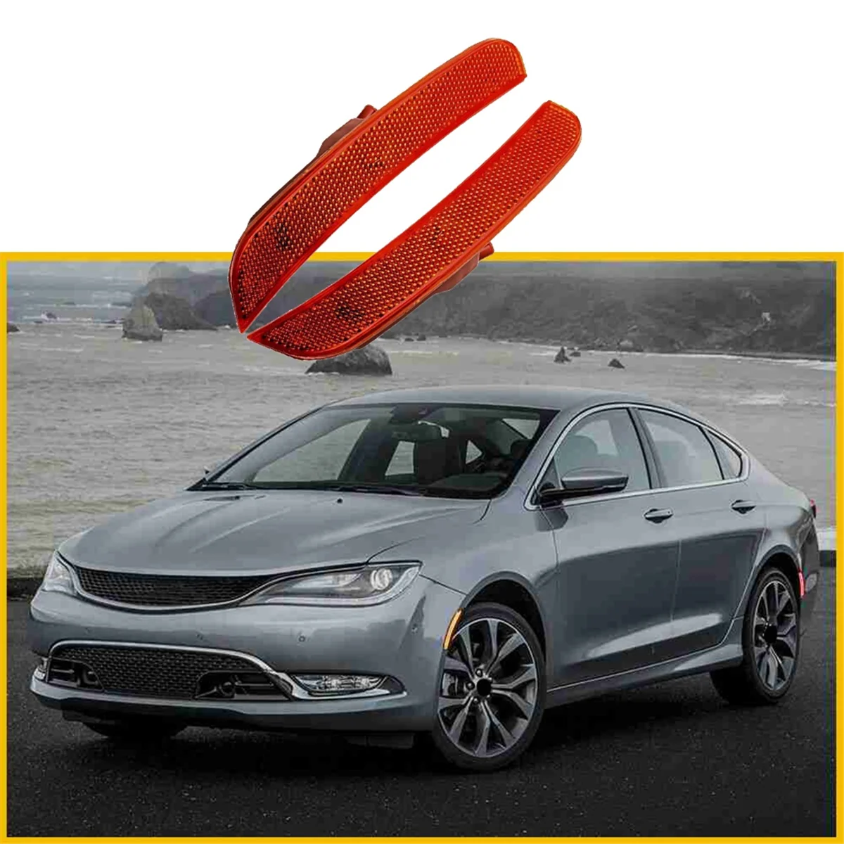 Задняя деталь автомобиля 68213845AD 68213844AD для Chrysler 300C 2015-2022 сигнал поворота