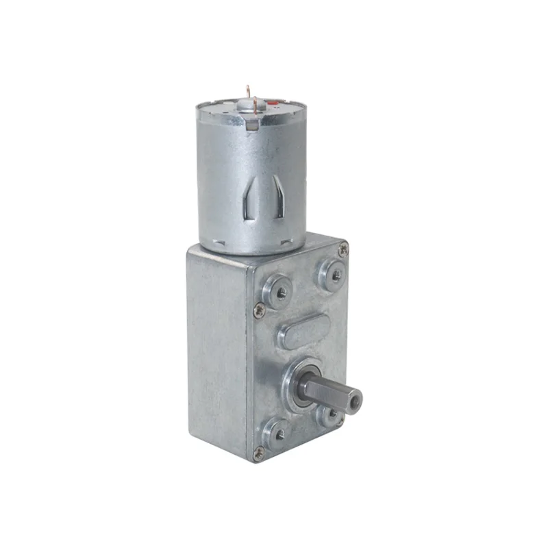 Металлический турборедукторный двигатель постоянного тока 6 в, 12 В, 24 В, медленный большой крутящий момент, 2 об/мин, 10 об/мин, 40 об/мин, 66 об/мин, 160 об/мин, электродвигатель с угольной щеткой для магнетизма 370