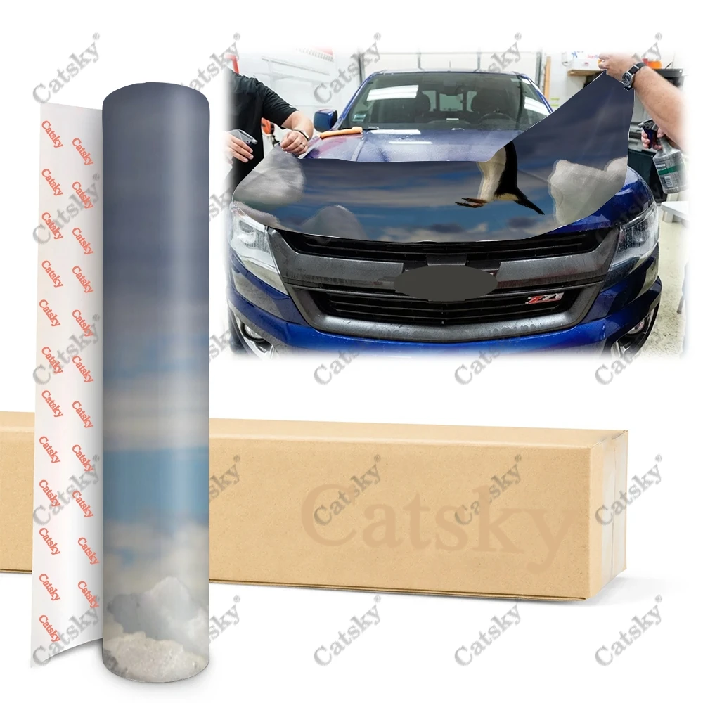 Индивидуальная защитная виниловая наклейка на капот автомобиля прыгающие