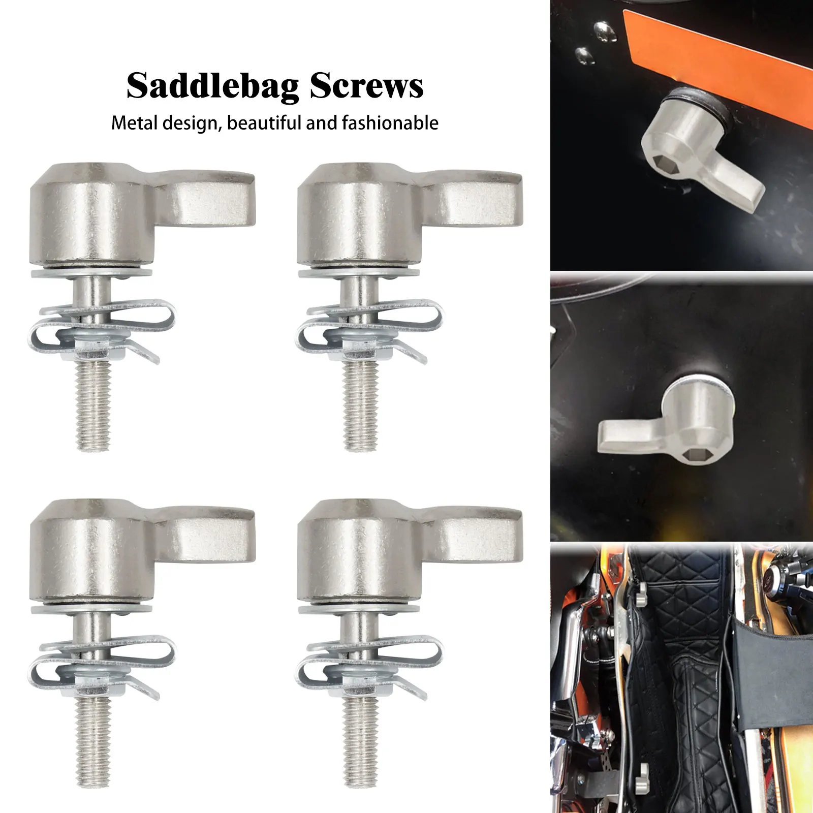 Мотоциклетные черные универсальные Рычажные блокировочные болты и гайки для Harley