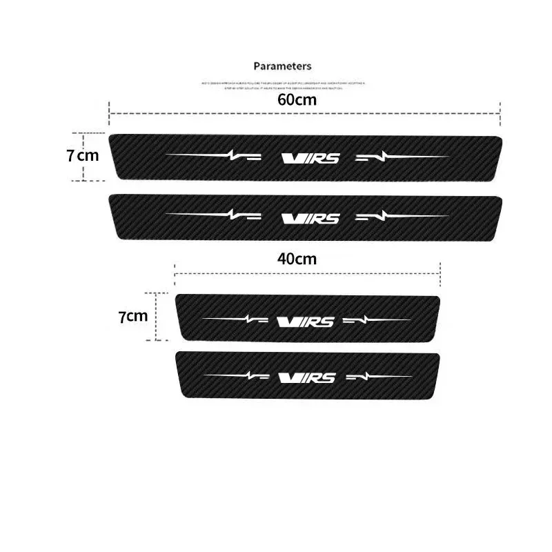 Защитная Накладка на порог двери автомобиля наклейки с защитой от царапин для Skoda