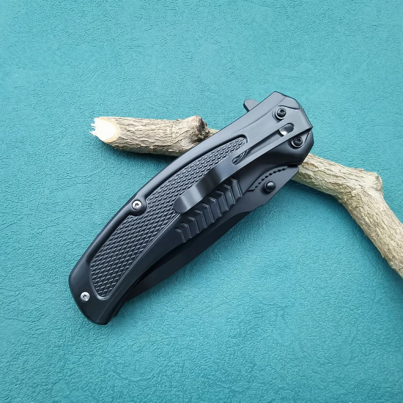 Outdoor Self-defense Portable Knife High Hardness Sharp Fruit Camping Tactical Bearing Folding Men's Hunting