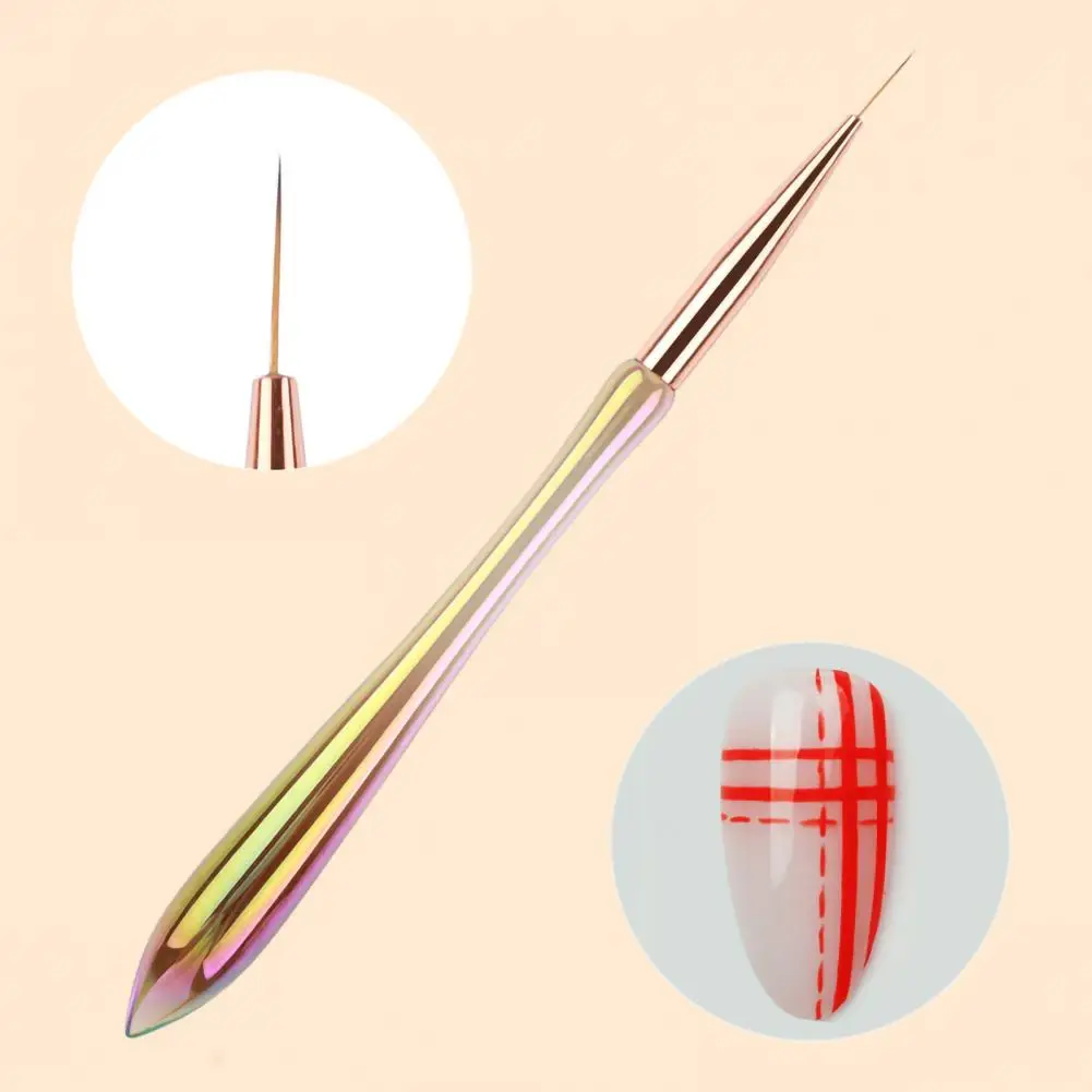 

Ручка для ногтей с красивыми узорами, потрясающий цветочный дизайн, универсальная ручка для дизайна ногтей для УФ-маникюра, женские Креативные аксессуары