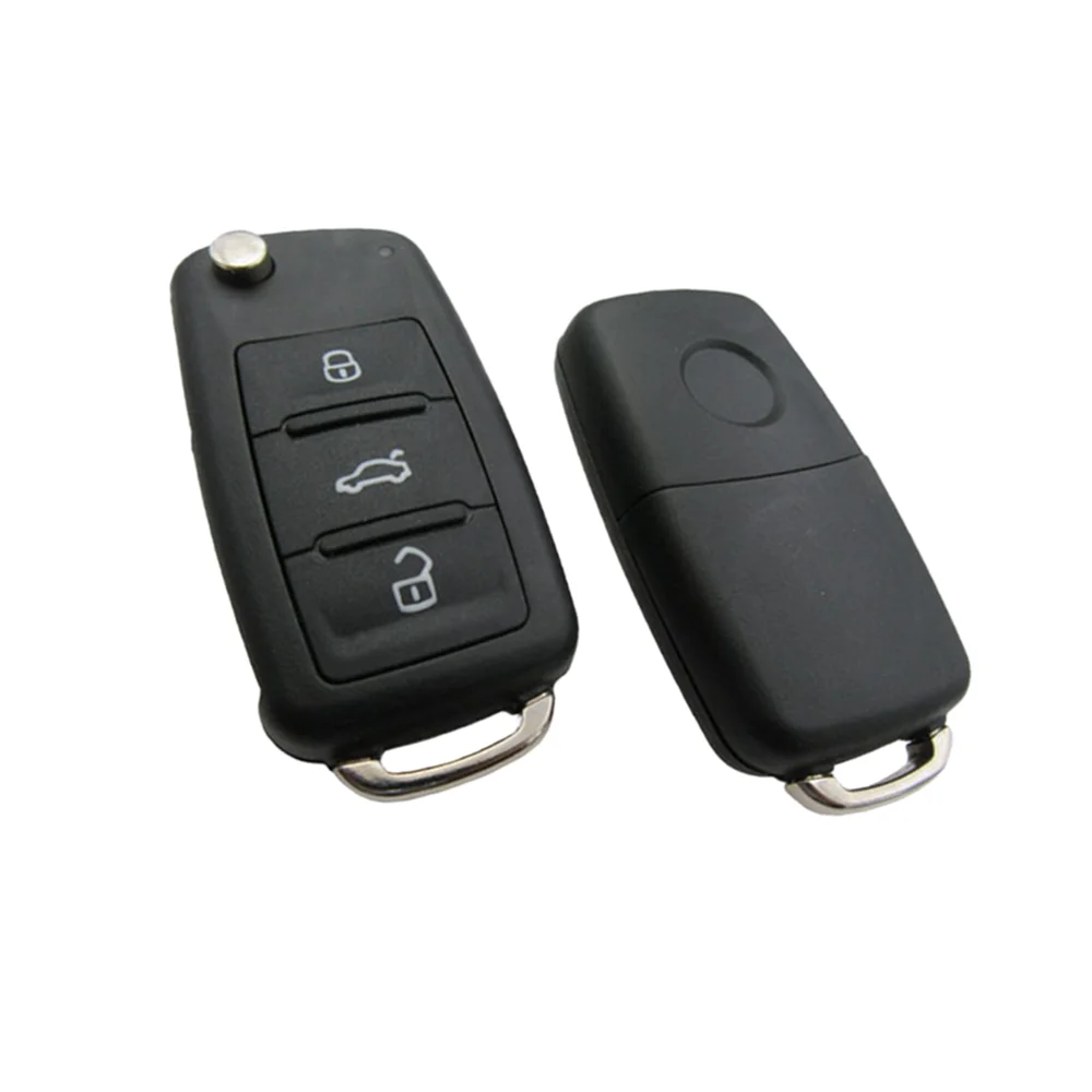 

2/3 кнопочный флип-брелок дистанционный складной ключ корпус 202AD для нового VW VOLKSWAGEN Tiguan Golf Sagitar Polo MK6 необработанный брелок с лезвием