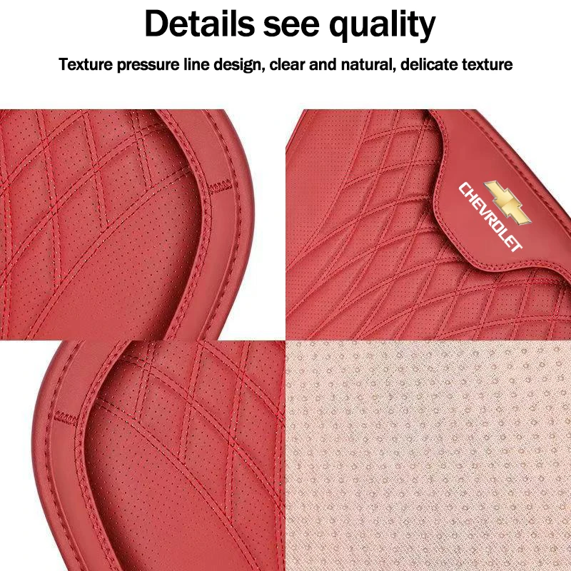 Эксклюзивная кожаная Автомобильная подушка для сиденья Chevrolet опора поясницы