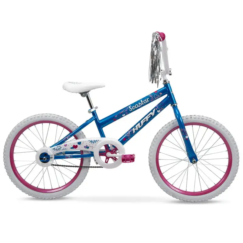 

in. Sea Star Girl Kids Bike, Blue and Pink Bb Pf bottom bracket Gxp bottom bracket European bottom bracket purple Bottom bracket