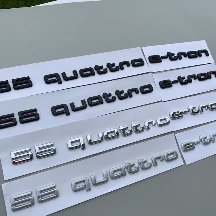 Автомобильные наклейки E tron для Audi чистый электрический задний знак новый