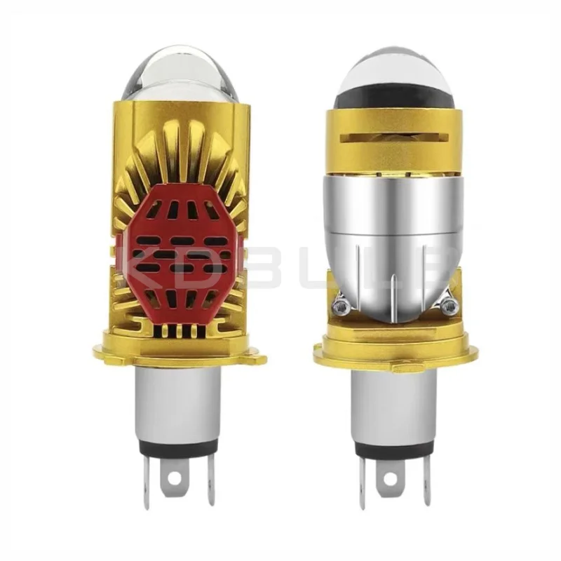 

New H4 LED Projector Mini Lens Auto H4 LED Headlight Bulbs Kit Conversion Kit Hi/Lo Beam 6000K Super Bright Car Moto Light Lamp