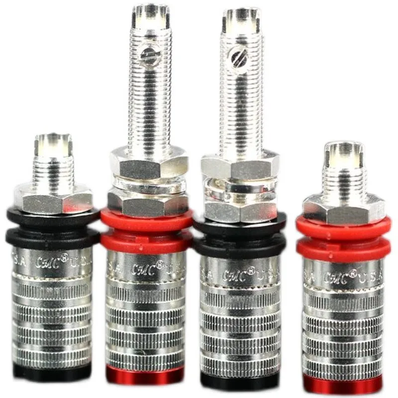 Посеребренный усилитель колонки CMC 838S-AG 838L-AG OFC, Клеммная Клемма, вилка-банан, выходной разъем, Hi-Fi аудио «сделай сам»