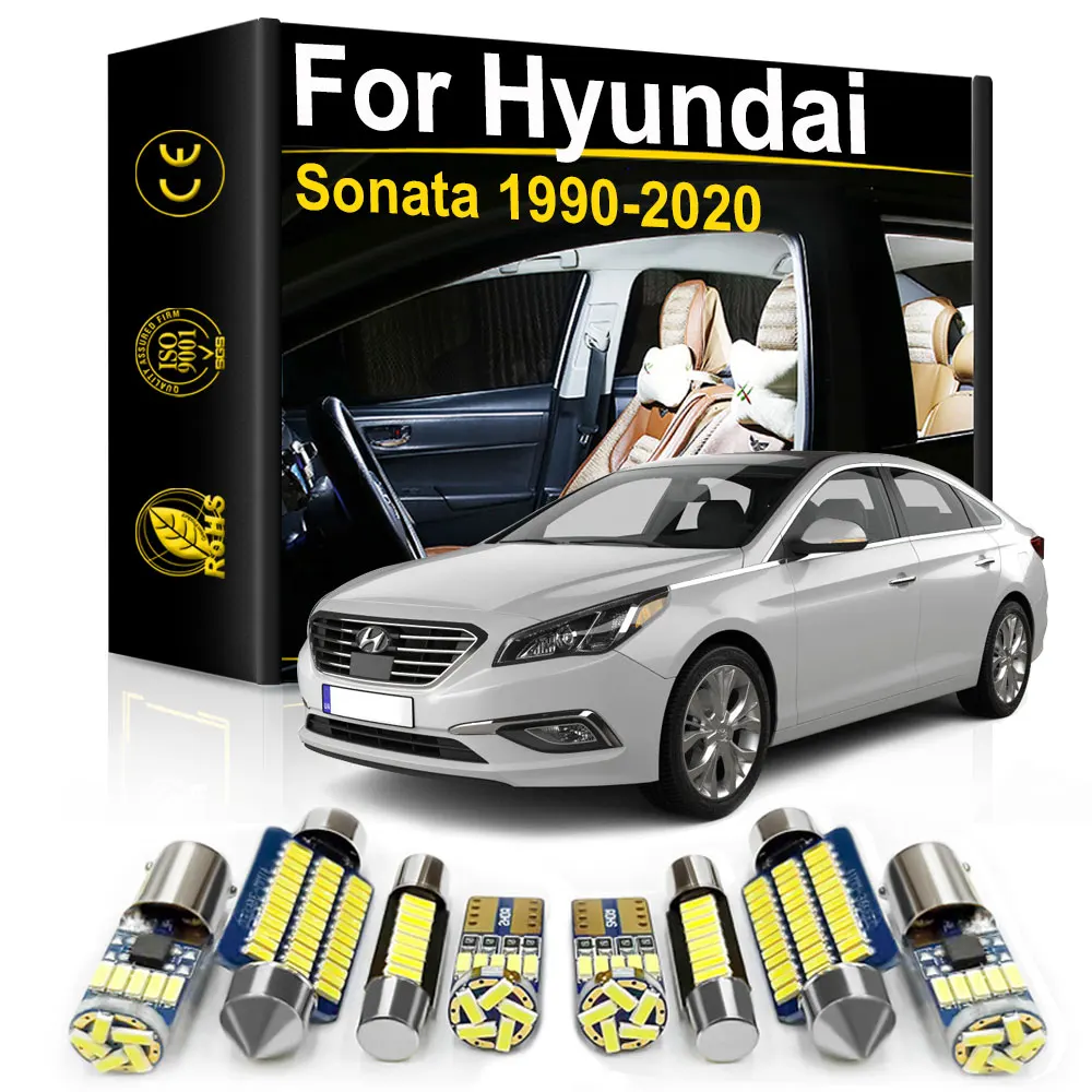 Автомобильный светодиодный внутренний светильник для Hyundai Sonata DN8 LF YF NF EF Y2 Y3 2009 2011