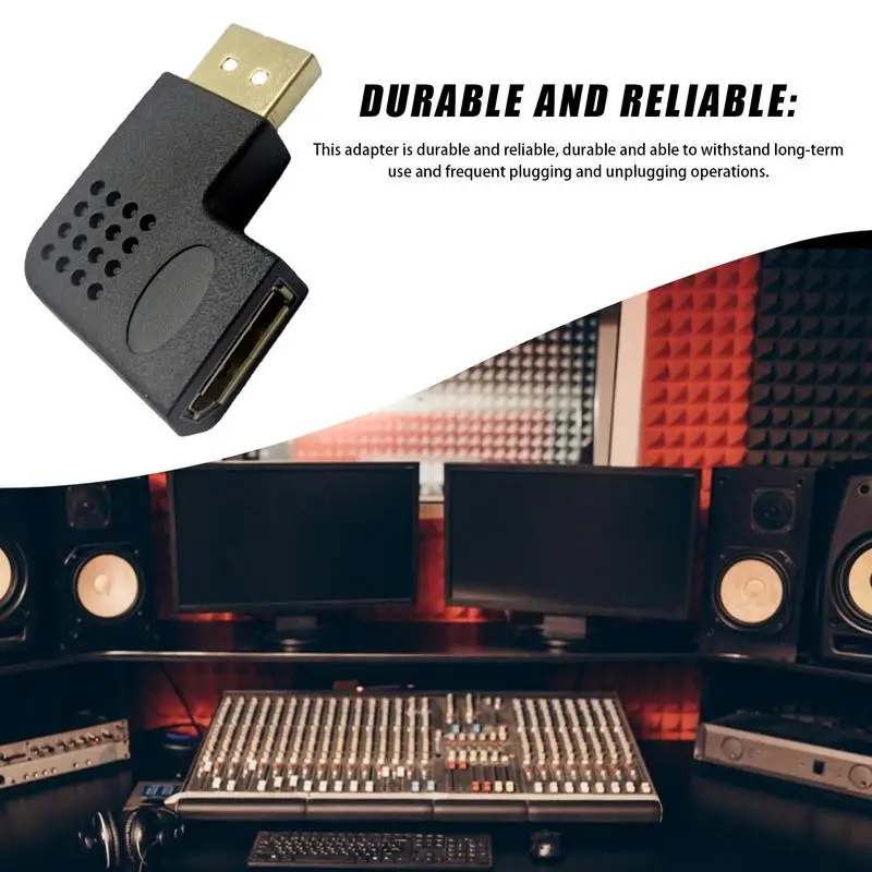 Адаптер Displayport конвертер DP переходник разъем L-образный адаптер для HD монитора