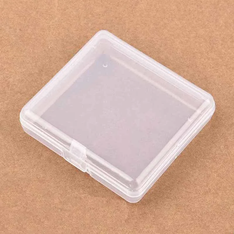 

Clear Mini Boxes 60x56x17mm PP Translucent Plastic Jewelry Storage Case Container Earrings Rings Beads Small Items Collecting