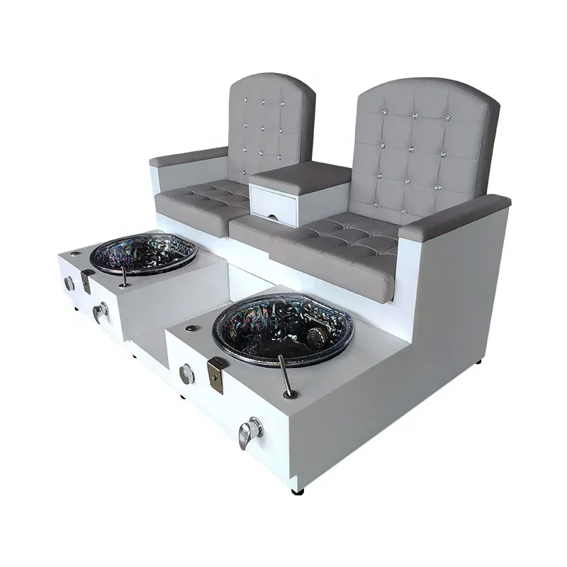 Оптовая продажа 2023 кресло для педикюра маникюрного салона с двумя сидениями