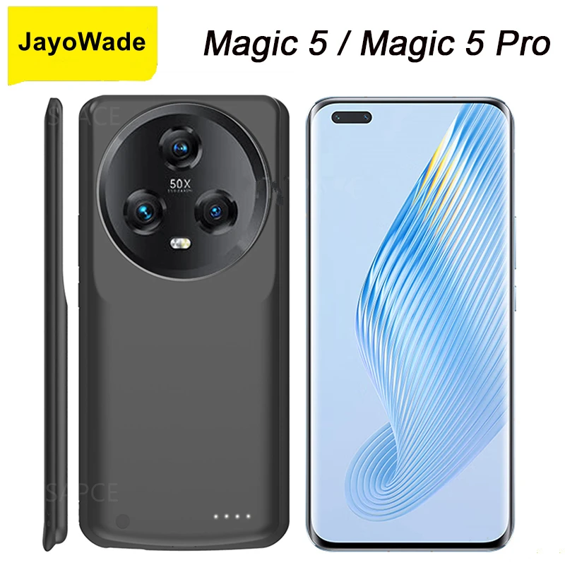 

JayoWade 6800Mah For Honor Magic 5 Battery Case Magic 5 Pro Phone Cases For Honor Magic 5 Battery Charger Case Power Bank Cover