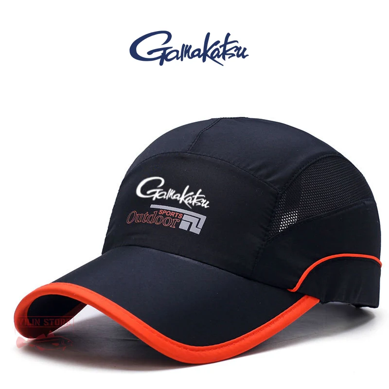 

Шапка для рыбалки Gamakatsu, летняя быстросохнущая дышащая Солнцезащитная шапка, новая регулируемая шапка для бега, велоспорта, спорта, рыбалки