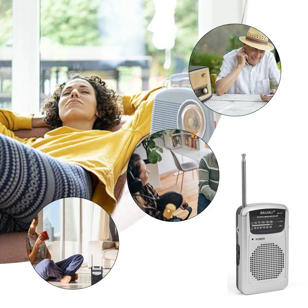 Портативные AM FM-радиоприемники с аккумулятором