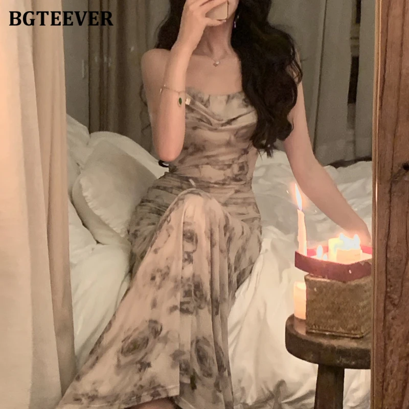 Платье BGTEEVER винтажное летнее