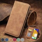 Кожаный чехол-бумажник для Samsung Galaxy A03 Core A03S A12 A13 2022 A22 A32 A50 A51 A52S A70 A71 A72 S22 S21 S20 Plus Ultra FE S10