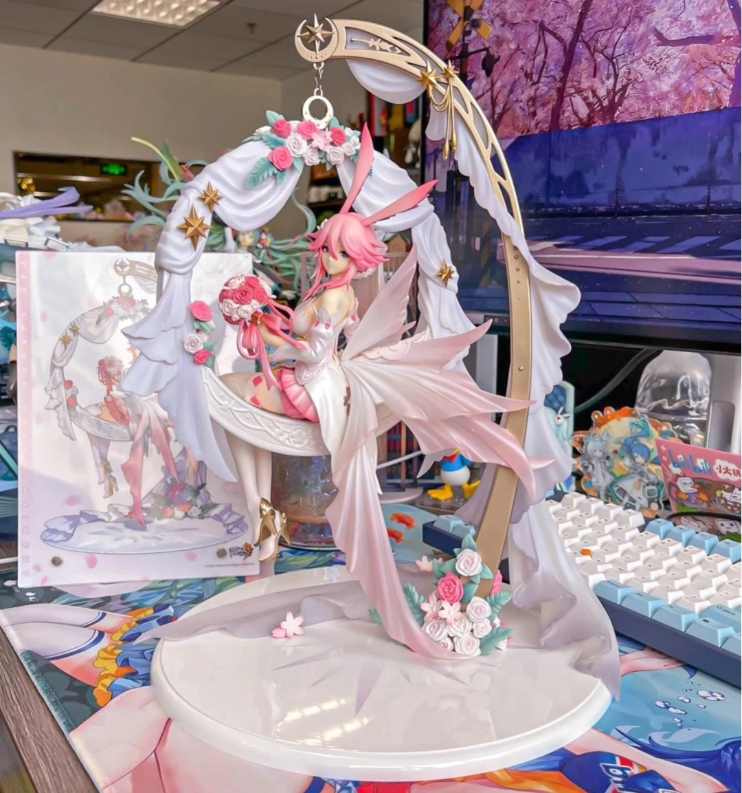 

Оригинал: Honkai Impact 3 Yae Sakura, свадебное платье 38 см, искусственная кожа, коллекция кукол, подарок