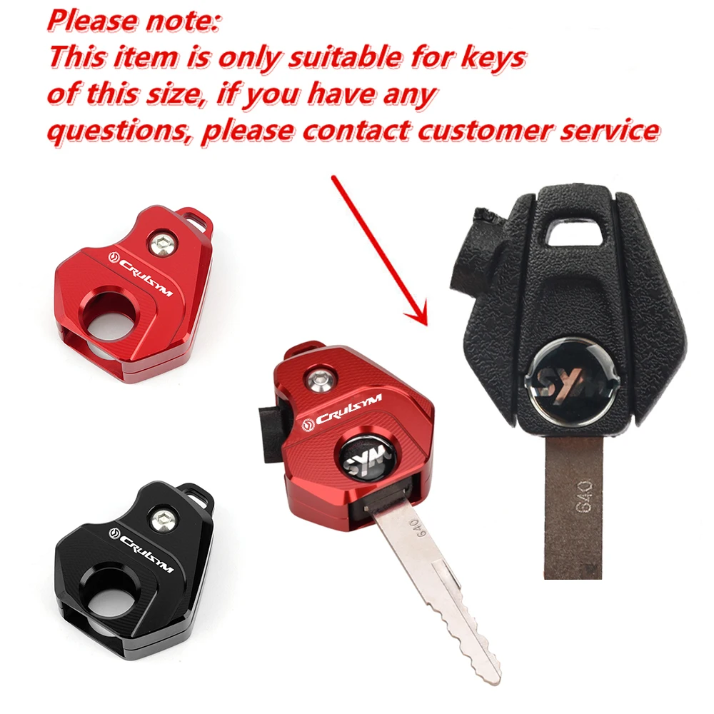 

For SYM CRUISYM Cruisym 125/250/300 Motorcycle CNC Aluminum Accessories Key Casing Key Blank Cover Key Head Shell Cap