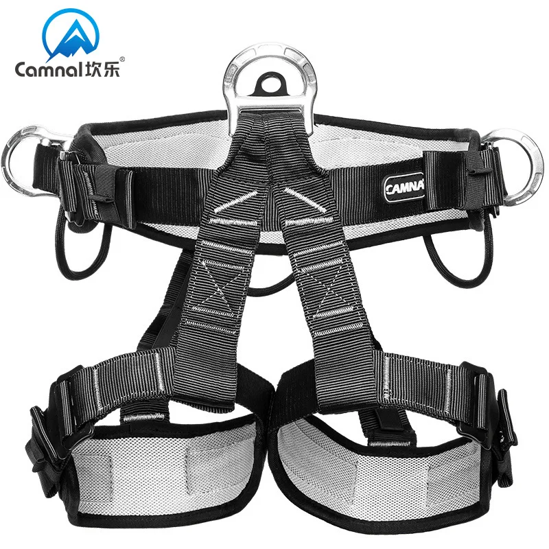 

Ремень для ног и талии, спасательный наружный защитный пояс с отверстиями для скалолазания, воздушной работы