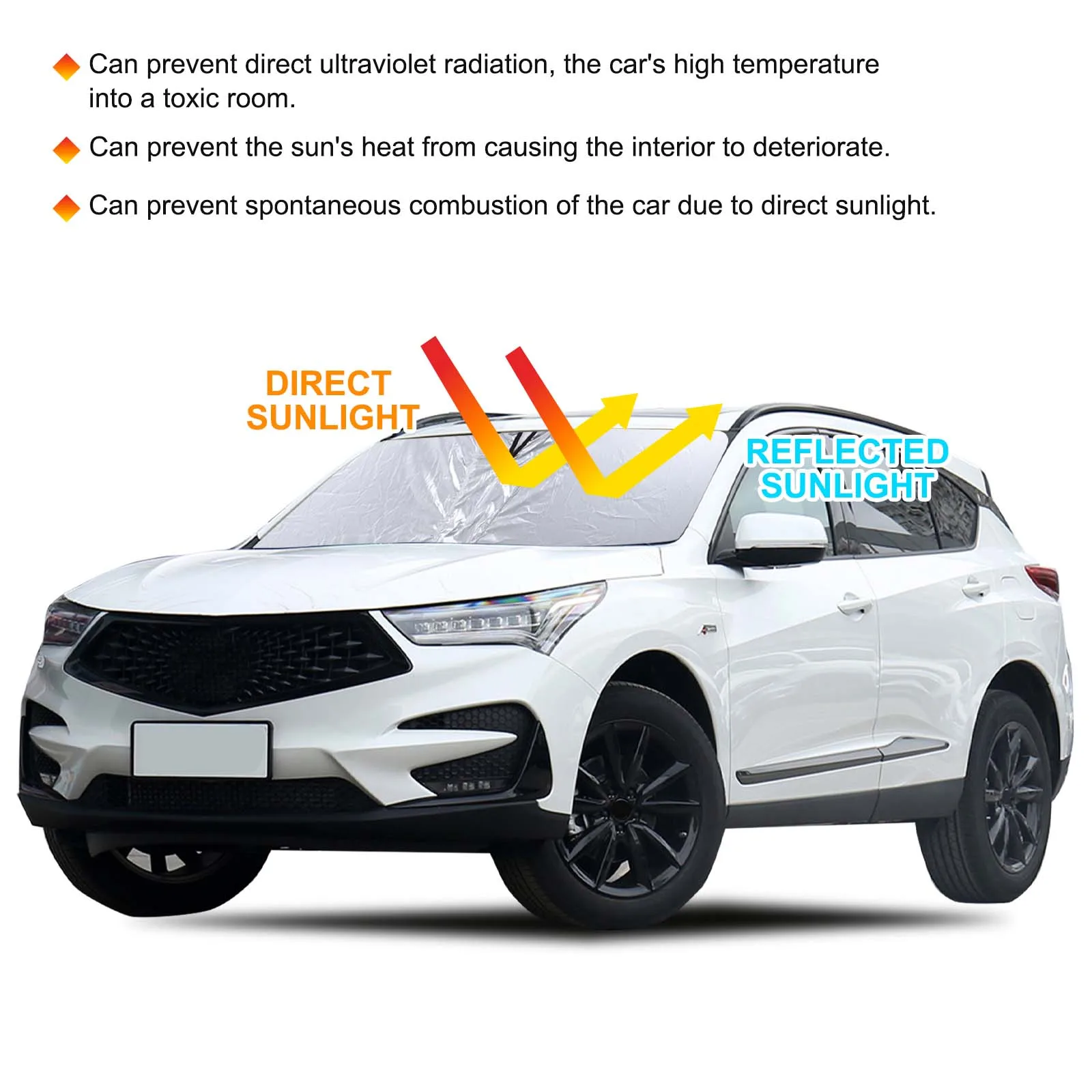 Солнцезащитный козырек для переднего лобового стекла автомобиля Acura RDX 2013-2022