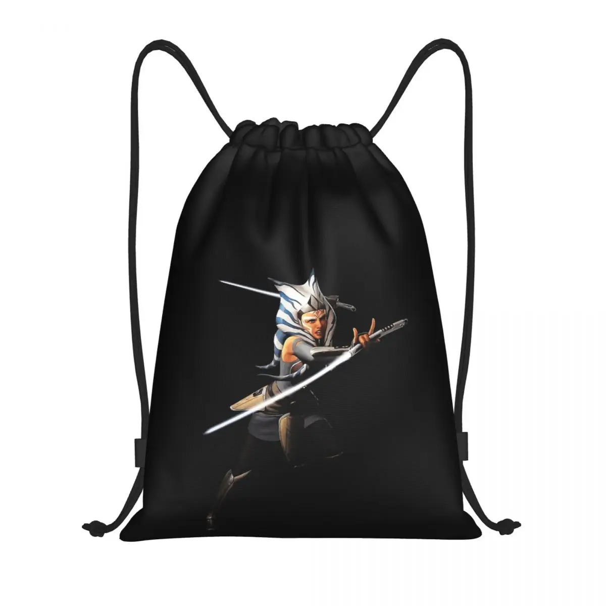 

Drawstring Bags Gym Bag ASHOKA SILLHOUTE Unique 12 Comfortable premium Backpack Rucksack ins style size optional Graphic