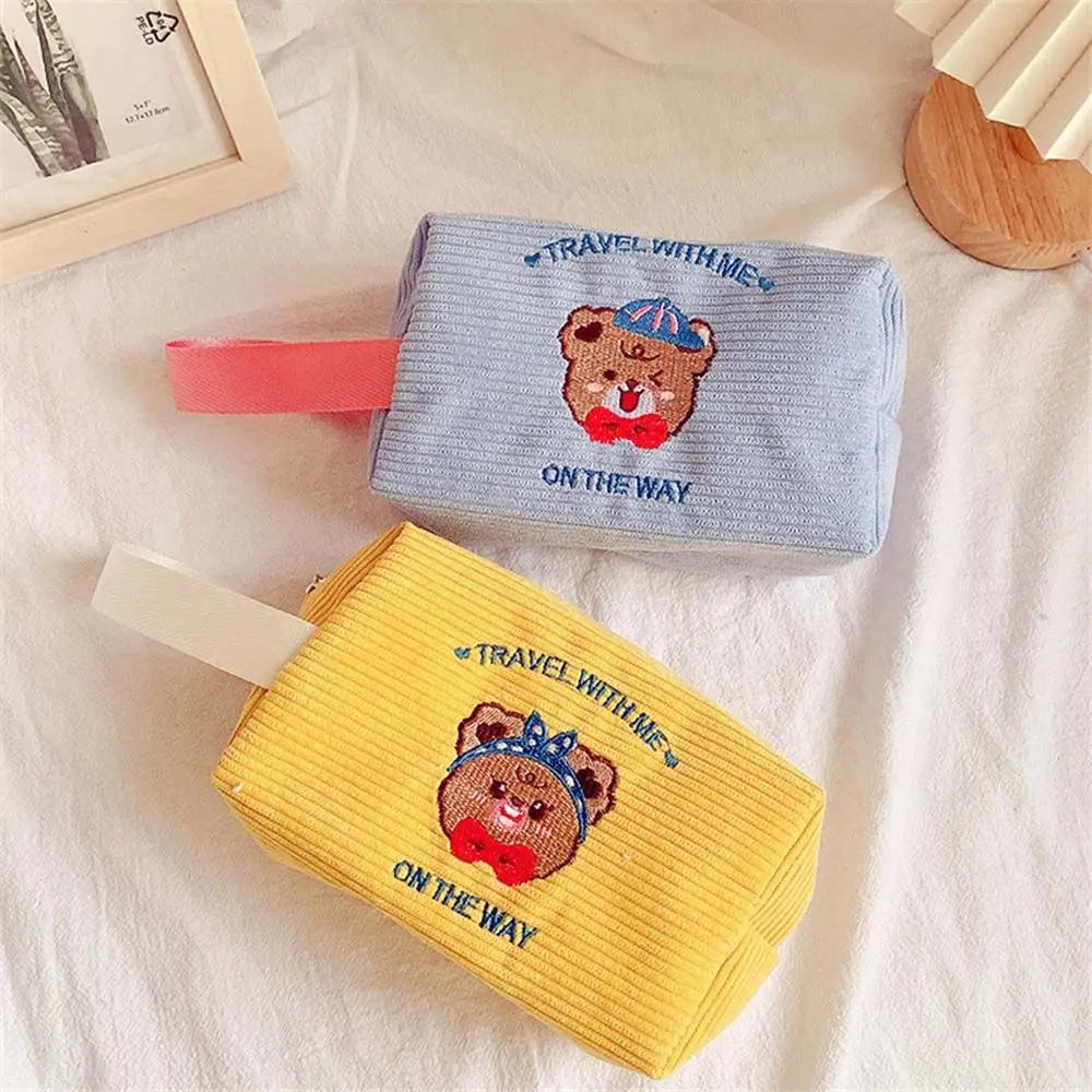 

Gift Student Women Makeup Bag Children Organizer Pouch Pencil Case Wrist Toiletry Bags Travel Cosmetic Bag Coin Purse